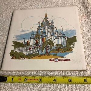 Walt Disney ceramic tile hot plate trivet